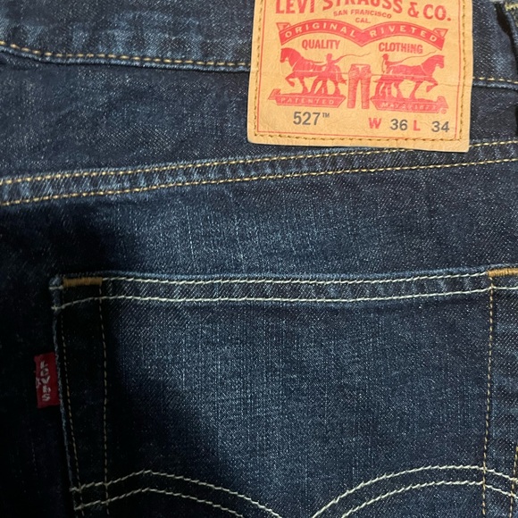 LEVI’s 527 BOOTCUT JEANS 36x34 - Picture 5 of 5
